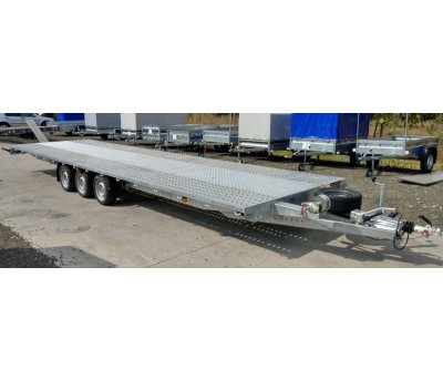 Platformă / trailer auto marca Niewiadow Boro Indianapolis L800 R13C pod drep si plin