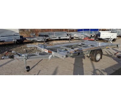 Trailer / platforma auto L350 1 ax de inchiriat