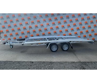 Platformă / trailer auto marca Gala Taurus L450 R13C, CIV si numere provizorii valabile 90 de zile