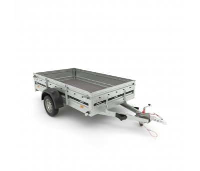Remorca noua cu sistem de franare marca Martz Premium +296 750 kg,CIV si numere provizorii 