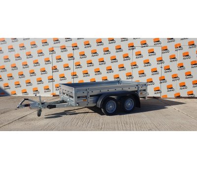 Remorca noua cu sistem de franare marca Martz Premium +265/2 1500 kg,CIV si numere provizorii 