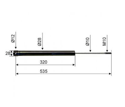 AMORTIZOR SOC KF27 870039-12 - 6X0072.004amortizor-soc-kf27-870039-12-6x0072004-3084.jpg