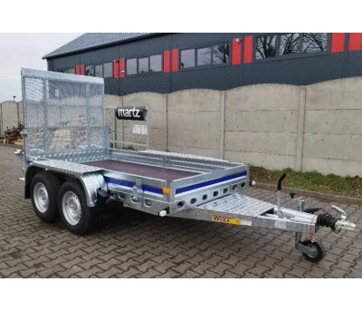 Remorcă nouă Wiola transport utilaje L292 2700 kg 2 axe,CIV si numere provizorii valabile 90 de zile