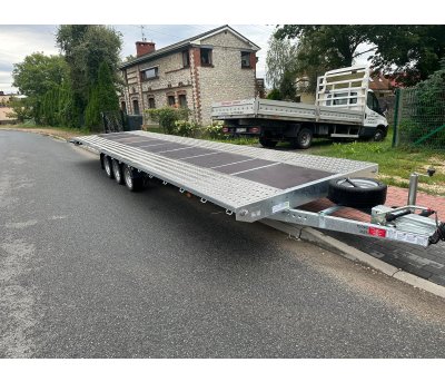 Platformă / trailer auto marca Niewiadow Indianapolis L850,CIV si numere provizorii valabile 90 de zile